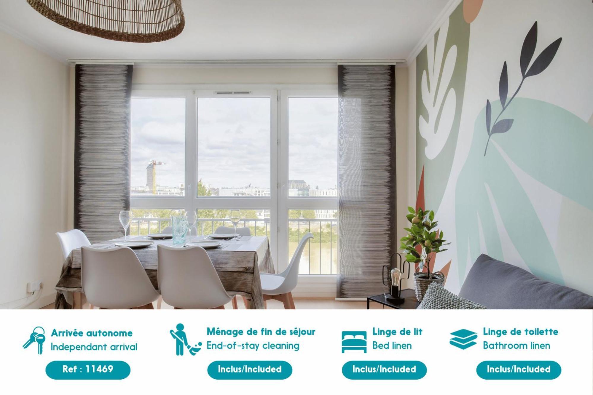 Ferienwohnung Escapade Sur L'Ile De Nantes Avec Vue Sur La Loire Exterior foto